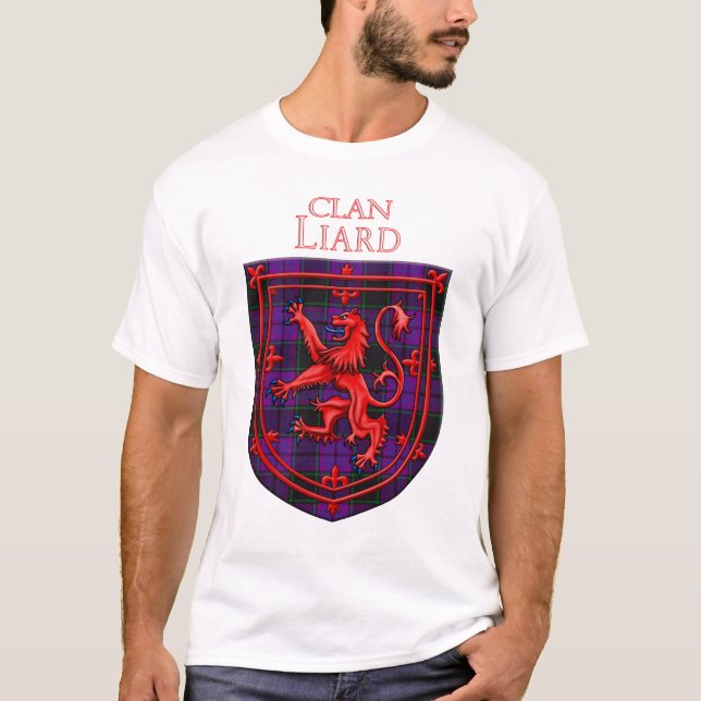 T-shirt Laird Tartan Scottish Plaid Lion Rampant (Devant)