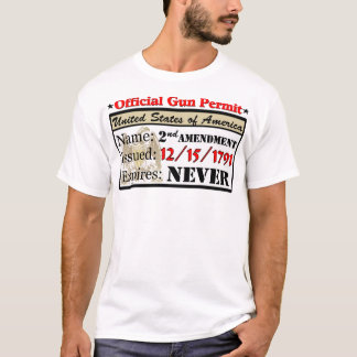 T-shirt Laiss officielle d'arme à feu !