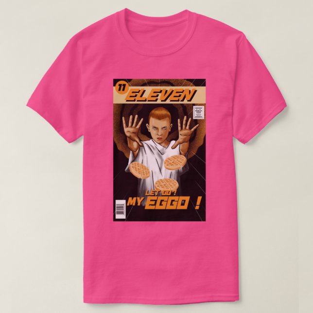 T-shirt laisse aller mon eggo (Design devant)