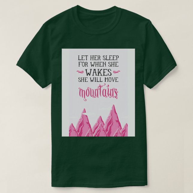 T-shirt Laisse-la dormir (Design devant)