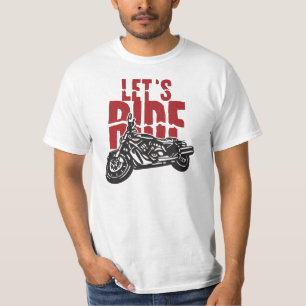 T-shirt Laisse la moto de tour concevoir
