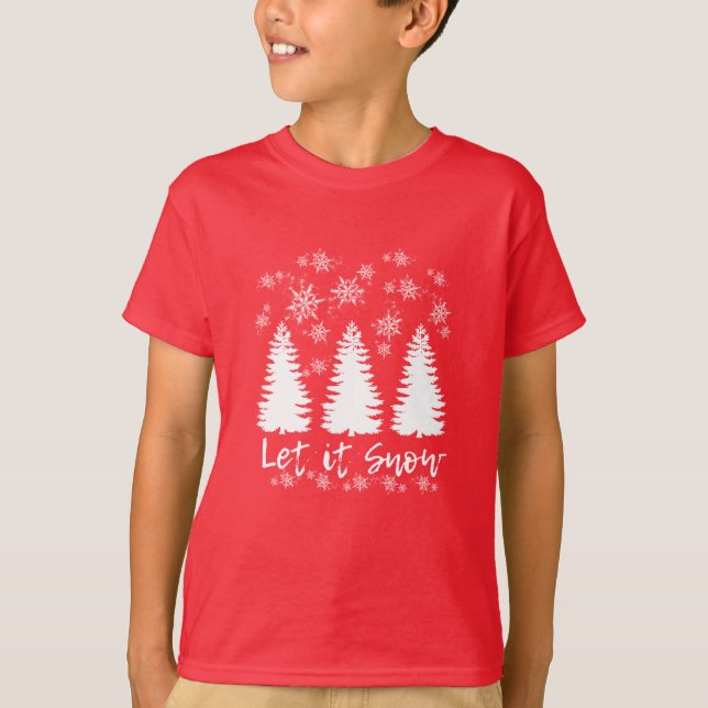 T-shirt Laisse-le neiger (Devant)