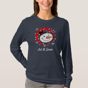 T-shirt Laissé le pièce en t de coutume de bonhomme de