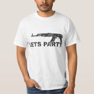 T-shirt Laisse le regard porté noir d'AK47 de partie