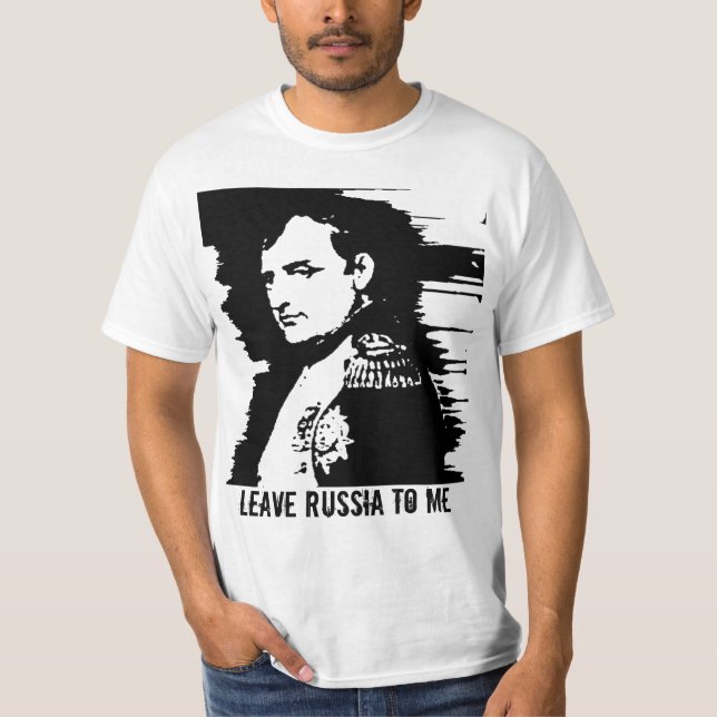 T-shirt Laisse-moi la Russie (Devant)