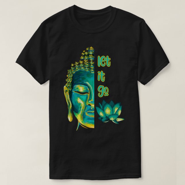 T-shirt Laisser aller bouddhisme Bouddha Vossagga Graphi b (Design devant)