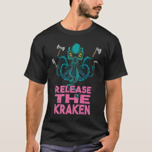 T-shirt Laisser aller de Kraken Tea Octopus Monster Tentac