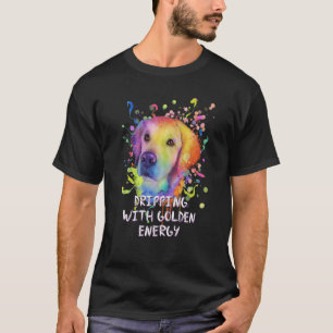 T-shirt Laisser avec Golden Energy Golden Retriever 1