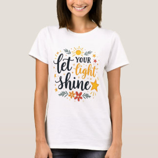 T-shirt Laisser Briller Votre Lumière - Verset Bible | chr