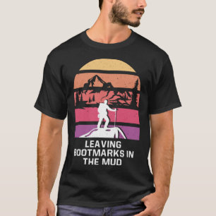 T-shirt Laisser des signets dans la boue Camping Randonnée