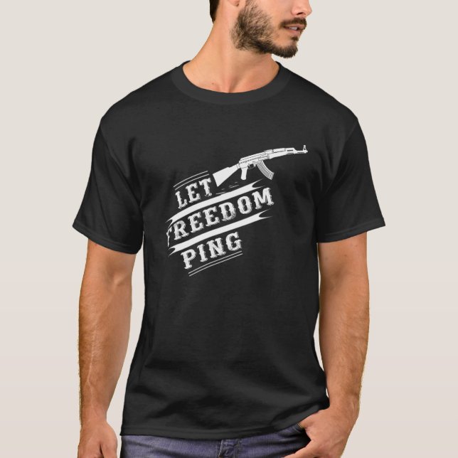 T-shirt Laisser Freedom Ping (Devant)