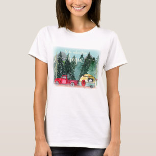 T-shirt Laisser L'Aventure Commencer Le Camping Forêt