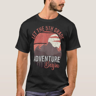 T-shirt Laisser L'Aventure Commencer Les Enfants Premier J