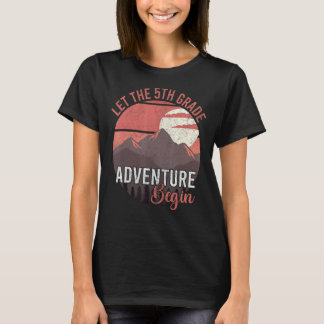 T-shirt Laisser L'Aventure Commencer Les Enfants Premier J