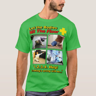 T-shirt Laisser les corps frapper le sol et ne peuvent pas