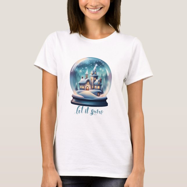 T-shirt Laisser neiger (Devant)