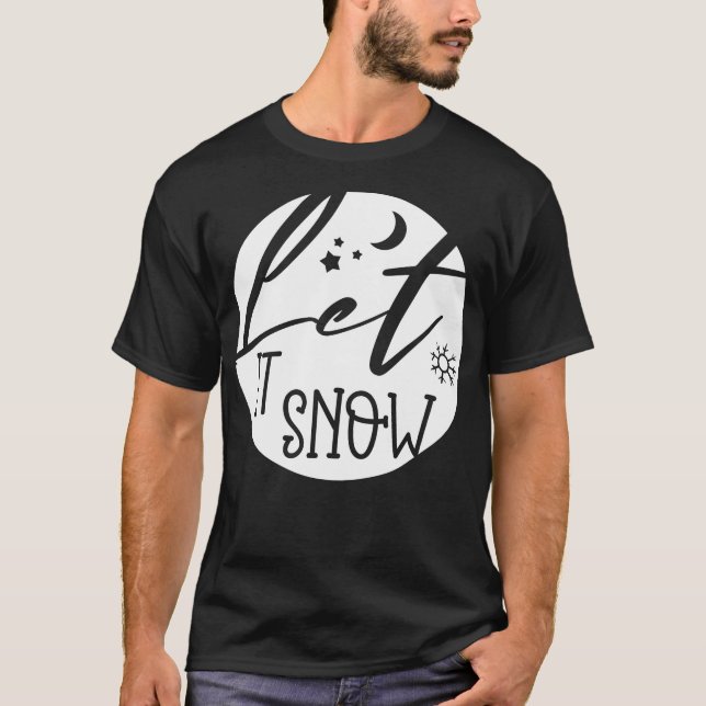 T-shirt Laisser neiger (Devant)