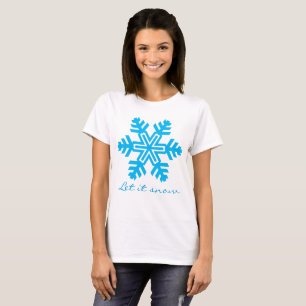 T-shirt Laisser neiger drôle personnalisable