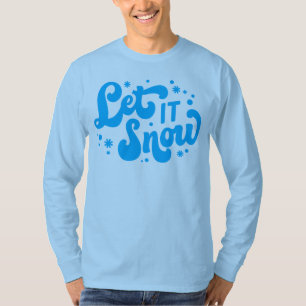 T-shirt Laisser neiger hiver design