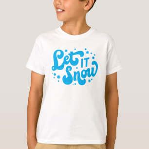T-shirt Laisser neiger hiver design