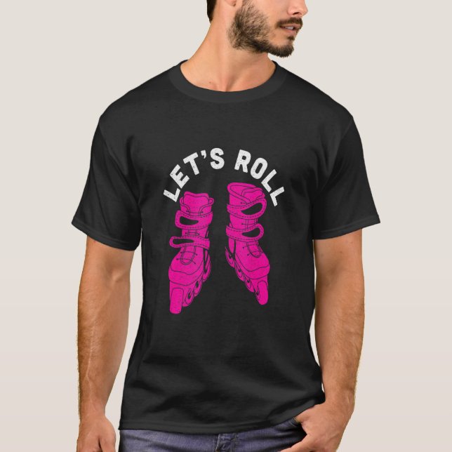 T-shirt Laisser S Roll Roller Patinage (Devant)
