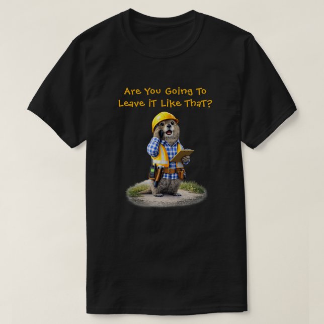 T-shirt "Laisser tel quel ?" (Design devant)