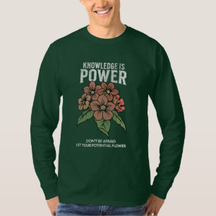 T-shirt laisser votre fleur potentielle vintage