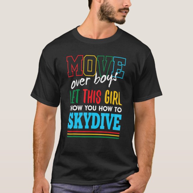 T-shirt Laissez Cette Fille Vous Montrer Comment Faire du  (Devant)