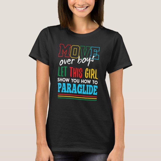 T-shirt Laissez Cette Fille Vous Montrer Comment Faire Du  (Devant)