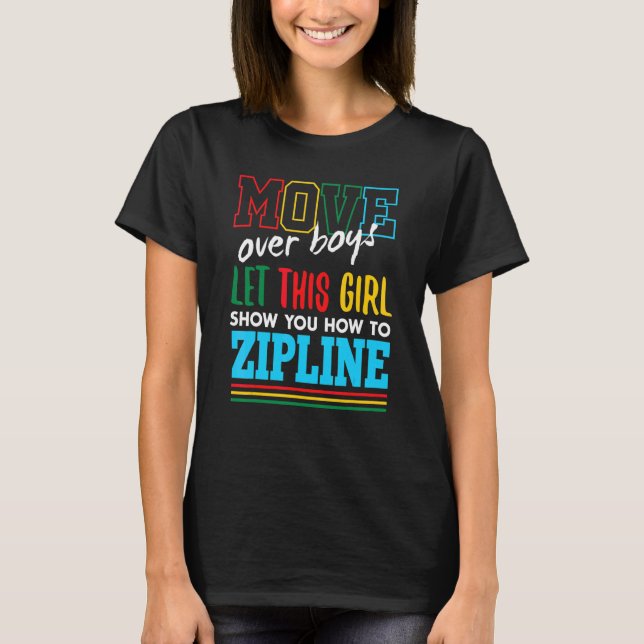 T-shirt Laissez cette fille vous montrer comment faire du  (Devant)