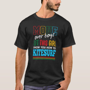 T-shirt Laissez Cette Fille Vous Montrer Comment Kitesurf