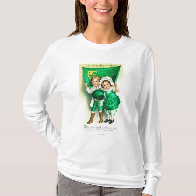 T-shirt Laissez Erin se rappeler des couples tenir un (Devant)