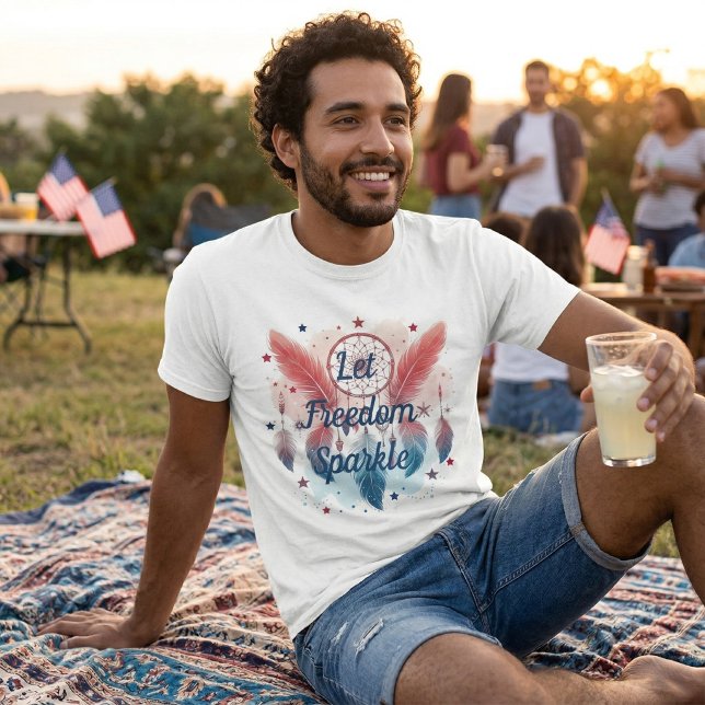 T-shirt Laissez Freedom Sparkle Dreamcatcher (Créateur téléchargé)