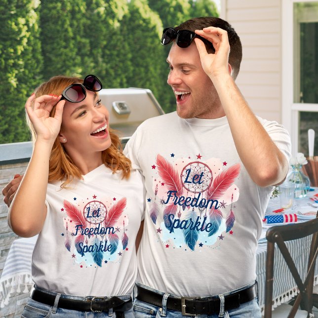 T-shirt Laissez Freedom Sparkle Dreamcatcher (Créateur téléchargé)