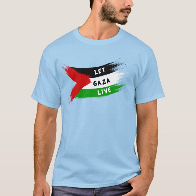 T-shirt Laissez Gaza vivre (Devant)