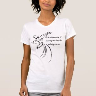 T-shirt Laissez la beauté de ce que vous aimez être ce que