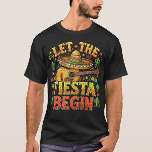 T-shirt Laissez la fête mexicaine Cinco De commencer