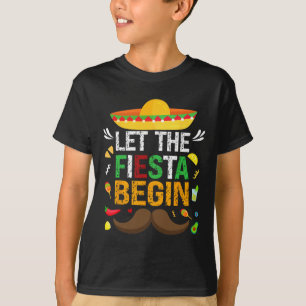 T-shirt Laissez la fiesta commencer Fête mexicaine drôle C