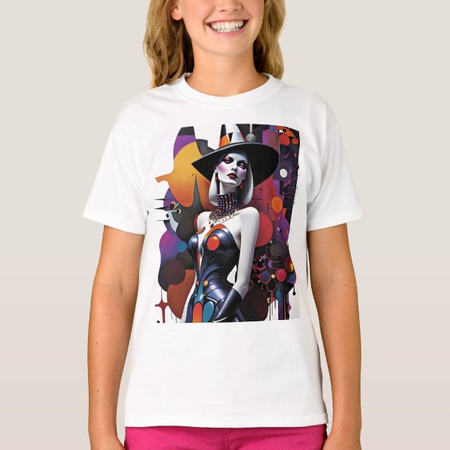 T-shirt Laissez la puissance de la cuisine vous contraindr (Devant)