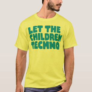 T-shirt Laissez la techno d'enfants