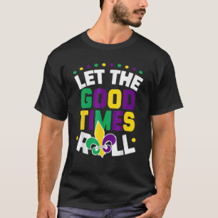 T-shirt Laissez Le Bon Temps Rouler, Mardi Gras Parade Car