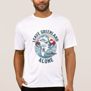 T-shirt Laissez le Groenland en paix