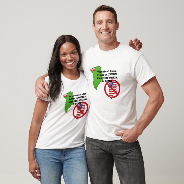 T-shirt Laissez le Groenland tranquille Tee   (Unisexe)
