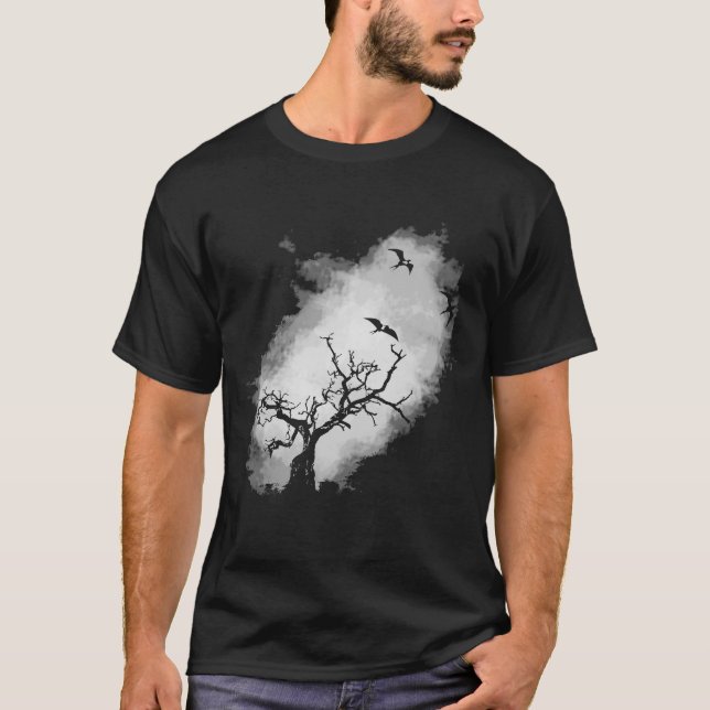 T-shirt Laissez le nid (foncé) (Devant)