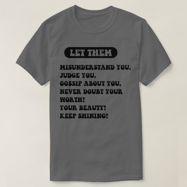 T-shirt Laissez-les (Design devant)