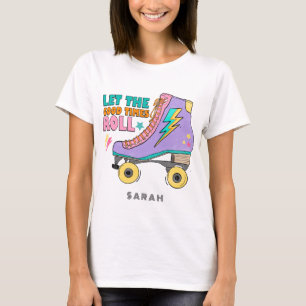 T-shirt Laissez les bons temps rouler à rouleaux