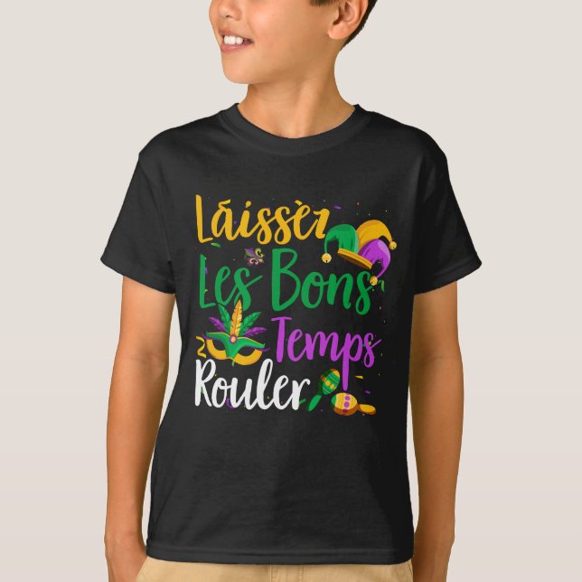 T-shirt Laissez Les Bons Temps Rouler Mardi Gras (Devant)