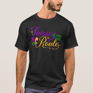 T-shirt Laissez Les Bons Temps Rouler Retro Mardi Gras Car