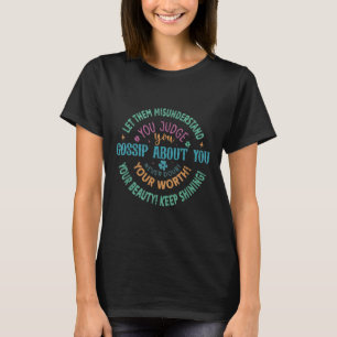 T-shirt Laissez-Les Comprendre Mal Vous Juger Santé Mental