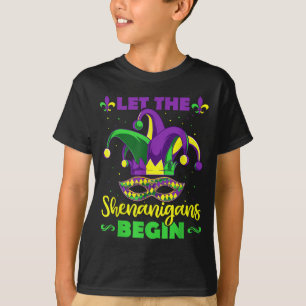 T-shirt Laissez les espiègleries commencer Chapeau de bouf